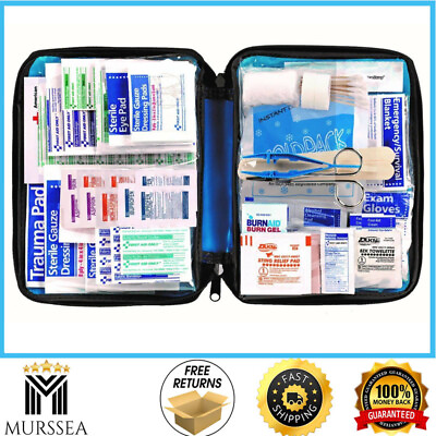#ad Survival Medical Bag First Aid Kit 299 Piece Emergency Car Auto Outdoor Travel