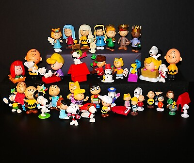 #ad Peanut Gang 65 Figures VTG amp; NEW: Charlie Snoopy Lucy Linus amp; more Rare