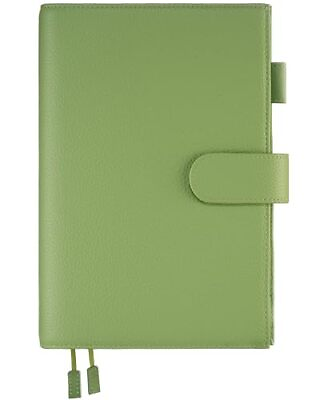 #ad A5 Leather Planner Cover for Hobonichi Cousin Stalogy Midori Green