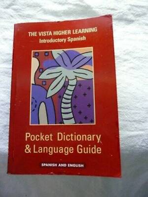 #ad Introductory Spanish: Pocket Dictionary Language Guide: Spanish and Eng GOOD