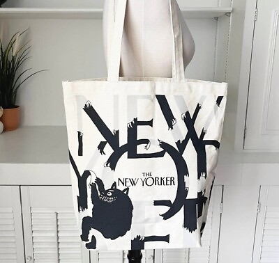 #ad The New Yorker Limited Edition Canvas Tote Bag 15quot; x 15quot; x 5quot; New and Sealed