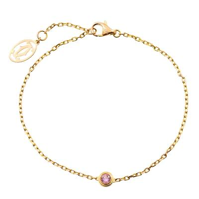 #ad Cartier D Amour Sapphire Bracelet 18K Pink Gold 750 90227416