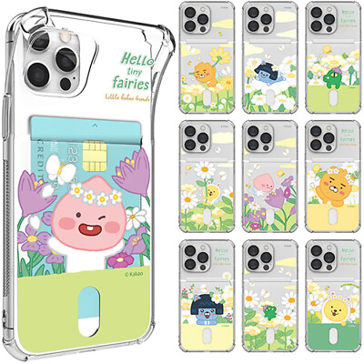 #ad Kakao Friends Little Tiny Fairies Clear Card Case for Galaxy S22 Plus S22 Ultra