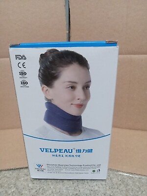 #ad VELPEAU Neck Brace Foam Cervical Collar Soft Neck Support New Open Box