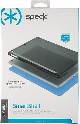 #ad New Speck SmartShell for iPad Air Smoke Grey