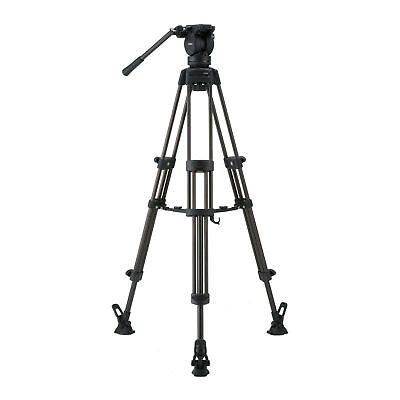 #ad Libec LX7 M Tripod System with Pan and Tilt Fluid Head and Mid Level Spreader