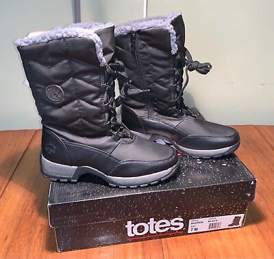 #ad Totes Womens Rhonda Winter Cold Weather Boots 7M