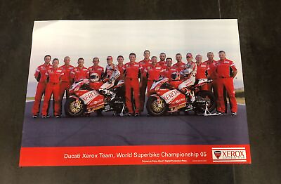#ad ANTQ3340 Poster Ducati Xerox Superbike 05
