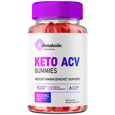 #ad Metabolic Solutions Keto ACV Gummies Official Formula 1 Pack