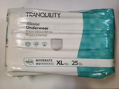 #ad Tranquility Disposable Underwear X Large 25 Ct