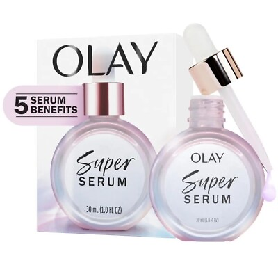 #ad OLAY Super Serum Power Of 5 Benefits In One 1.0 FL OZ 30 ML