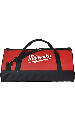 #ad New Large Milwaukee 22quot; Heavy Duty Canvas DrillTool Bag Case 18V 12 14 18 Volt