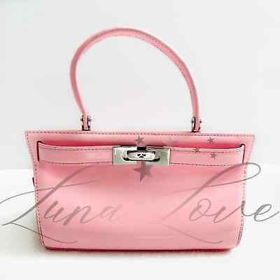 #ad TORY BURCH Pink Petite Lee Radziwill To Handle Bag Crossbody $598