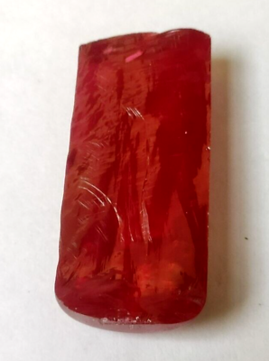 #ad 144.75 Carat Natural Red Ruby Corundum Rough Loose Gemstone for Ring amp; Pendant