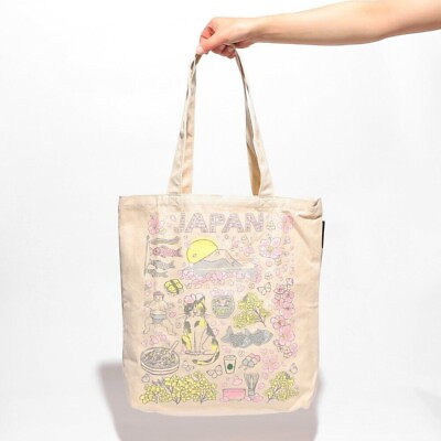 #ad Starbucks Japan SAKURA Spring 2024 Been There Series Tote Bag Canvas Pink NEW