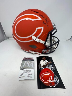 #ad Devin Hester Chicago Bears Signed Autograph AMP Speed Full Size Helmet JSA Wit