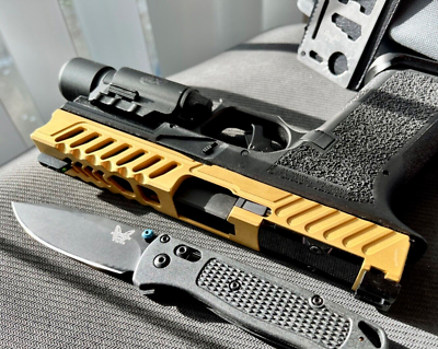 #ad Glock 17 SLIDE Gen 3 Complete Tactical Upper G17 RMR Cut Fiber Optics FREE BONUS