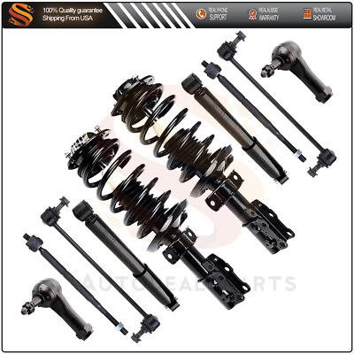 #ad Front Strut Spring Shock Control Arm Sway Bar Link Tie Rod End For Cobalt HHR G5