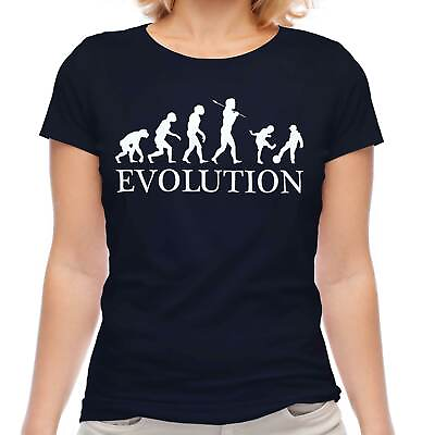 #ad #ad CHILDREN PLAYING FOOTBALL EVOLUTION LADIES T SHIRT TEE TOP GIFT BOOTS GOALS