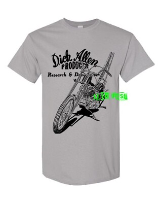 #ad DICK ALLEN PRODUCTS T SHIRT retro chopper motorcycle springer biker icon legend