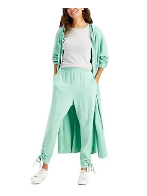 #ad INC EARTH Womens Green Pocketed Ruched Tie Leg Joggers High Waist Pants XL