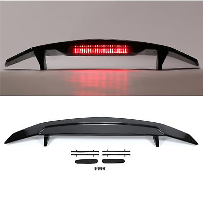 #ad Type R Style Trunk Spoiler Wing amp; 3RD LED Tail Light For Honda Civic Sedan 16 21