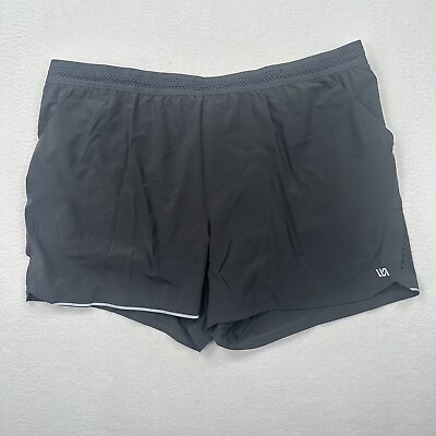 #ad VRST Enthusiast 5quot; Run Shorts Size 2XL Dark Gray Lined Quick Dry $60