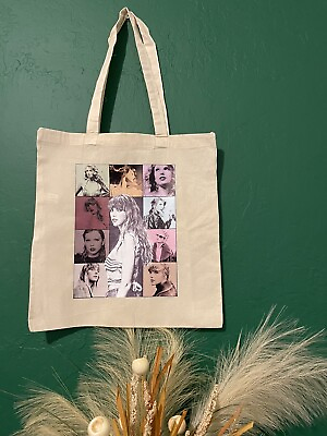 #ad Women Canvas Tote Bag Taylor Print Shoulder Bag for Girls