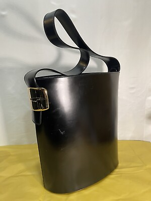 #ad Gucci Vintage Leather Bucket Shoulder Handbag EUC