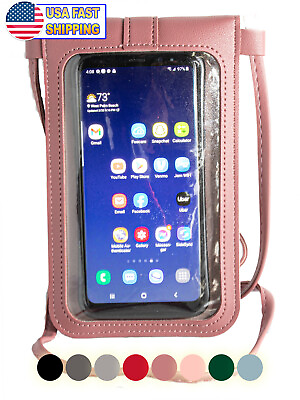 Touch Screen Crossbody Women Cell Phone Purse Bag RFID Wallet W Shoulder Strap $11.95