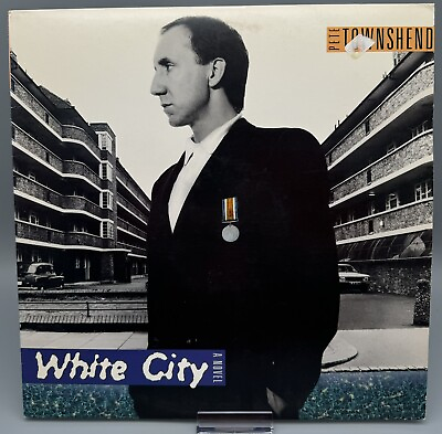 #ad Pete Townshend White City A Novel Vintage Vinyl LP 1985 ATCO Records Album VG