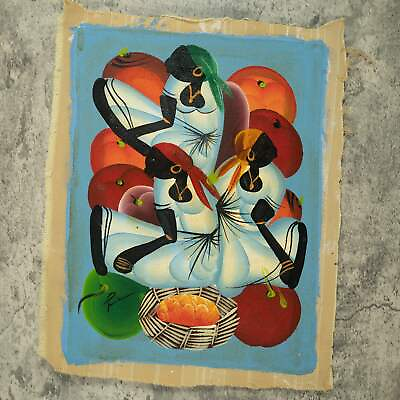 #ad Haitian Painting Citrus Serenade