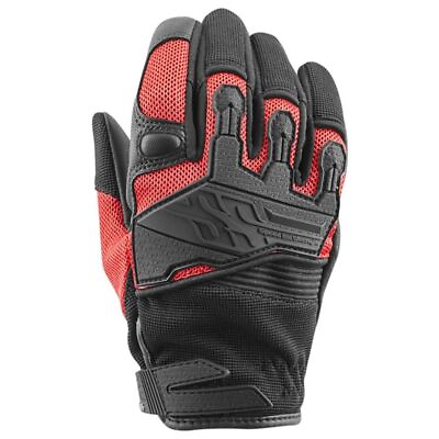 #ad Speed and Strength Backlash Women#x27;s Gloves Red Black Large 872974