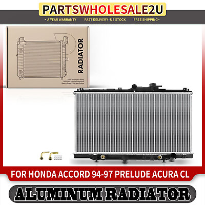 #ad New Radiator for Honda Accord Prelude Acura CL w Trans Oil Cooler Auto Trans.