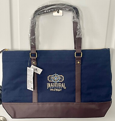 #ad Disney Cruise Line DCL Disney Wish Inaugural Sailing Embroidered Tote Bag