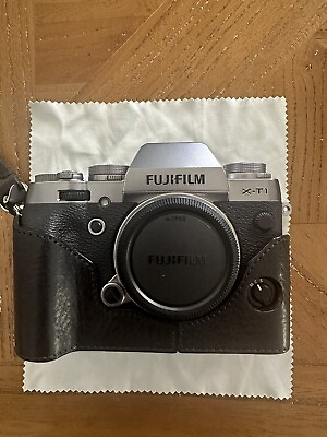 #ad #ad Fujifilm X T1 Graphite Silver MINT Gariz Leather Half Case tap amp; Dye Leather