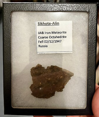 #ad Sikhote Alin Iron Meteorite 11AB octahedrite 96 grams