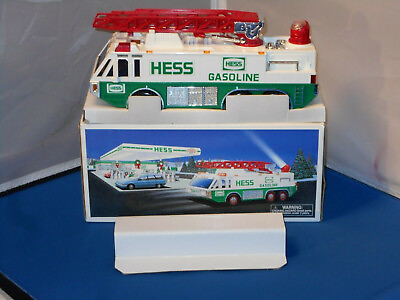 #ad Hess 1996 Emergency Truck Brand New in Box w New Battery Box 