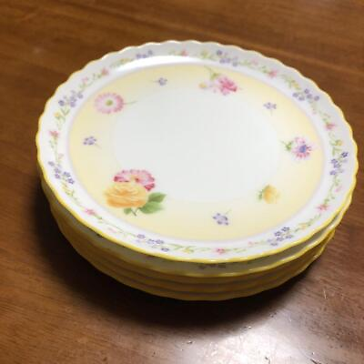 #ad Noritake Cake Plate Set of 5 Flower Dance 6.4 inches
