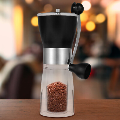 #ad Manual Coffee Grinder with Ceramic Burrs Hand Coffee Mill Portable Coffee. .c