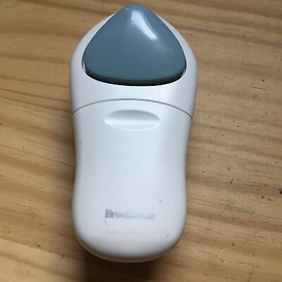 #ad Brookstone HandHeld Cordless Personal Muscle Massager White