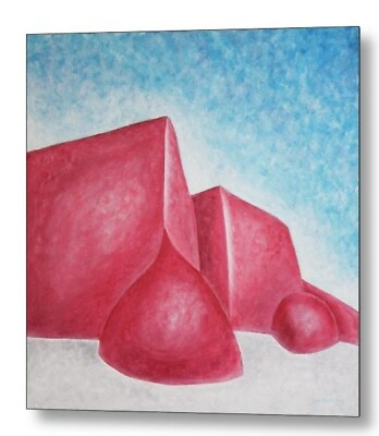 #ad Red Adobes Under Winter Desert Sky by Ben Gertsberg 48quot;x48quot; Print on Acrylic