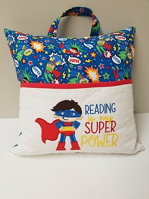 #ad Toddler Backpack Book Bag Preschool Pillow Super Hero Kid