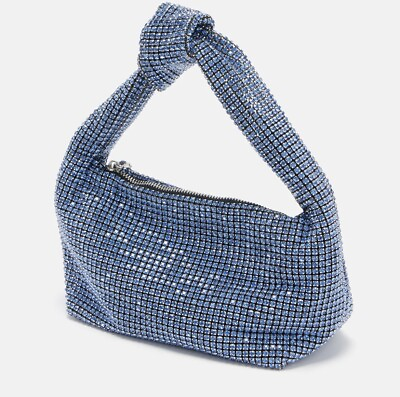 #ad Gorgeous blue rhinestone shoulder bag