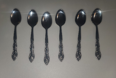 #ad 6 Teaspoons 18 0 Stainless Steel Japan Flatware Spoons