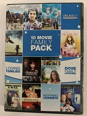 #ad 10 Movie Family Pack DVD 2011 2 Disc Set