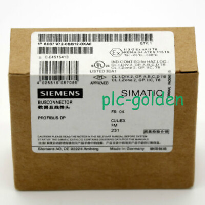 #ad New Siemens 6ES7972 0BB12 0XA0 6ES7 972 0BB12 0XA0 SIMATIC DP Connector