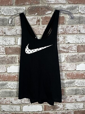 #ad Nike Dri Fit Running Tank Women’s Size Medium Crisscross NWT