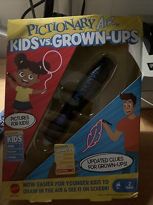 #ad Mattel Games Pictionary Air Kids Vs Grown Ups Family Drawing Game Kids Gift Game