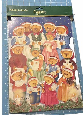 #ad Vintage 1999 The Moldow Line Caspari Advent Calendar Made In Denmark